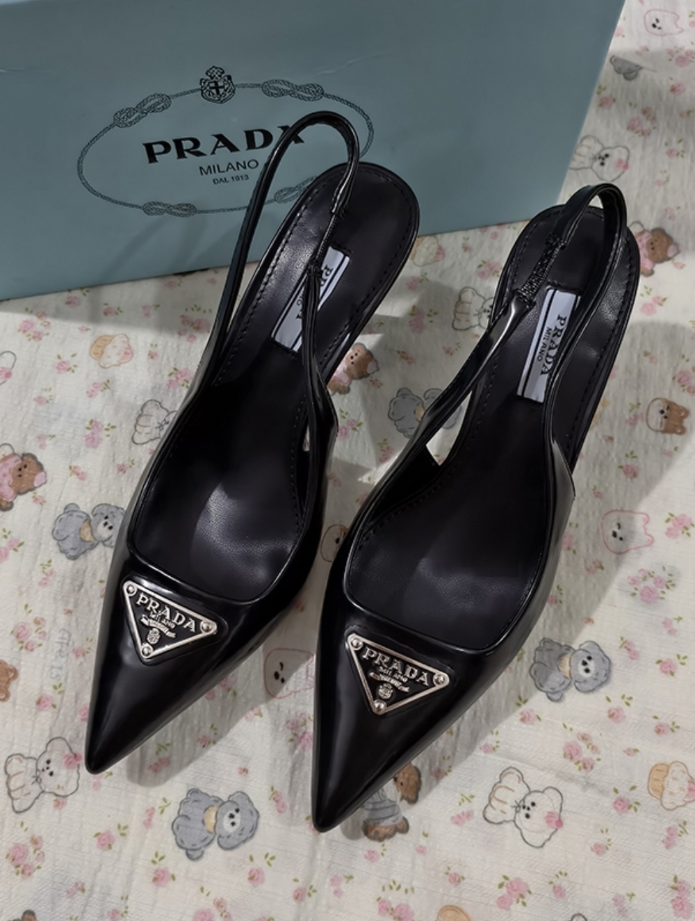 Prada Black High Heels